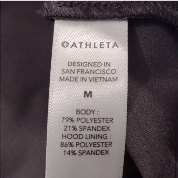 ATHLETA SHALE GRAY GLACIER HANDKERCHIEF PONCHO - Picture 4 of 10